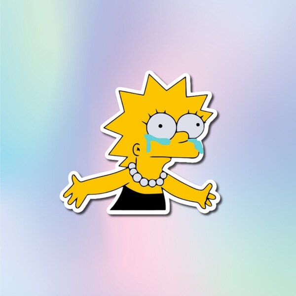 Lisa Simpson Crying Meme Etsy Australia