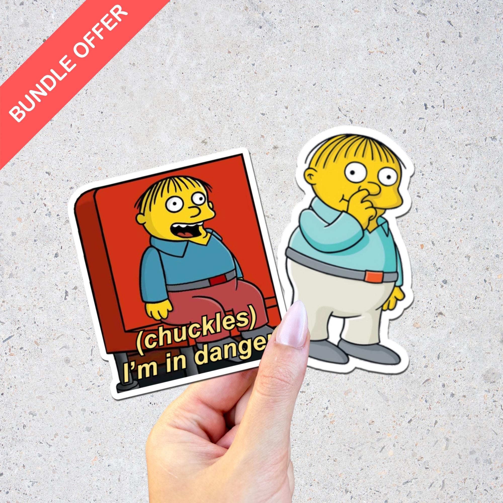 The Ralph Wiggum Sticker Bundle - Etsy UK