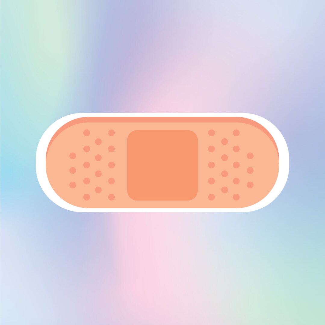 Bandage Sticker Funny Meme Bandaid Repair Scratch Car Vinyl Etsy