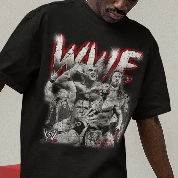 WWE Graphic Tshirt, Wrestling Tshirt, John Cena Shirt, Hulk Hogan Shirt, Steve Austin Shirt, Dwayne Johnson Shirt Roman Reigns Shirt AEW RAW