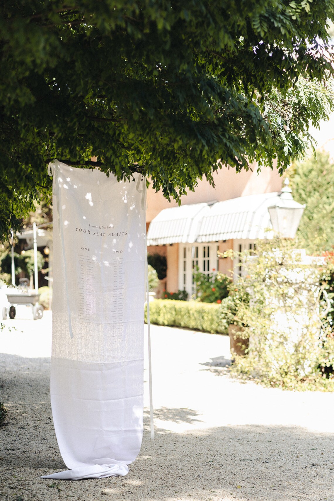 Linen Wedding Seating Chart / Table Plan - Etsy
