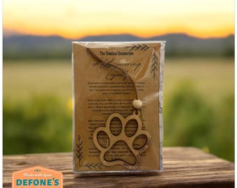 Eternal Bond Dog Ornament - Unconditional Love, Pet Ornament, Car Charm, Story Ornaments, Perfect Gift for Dog Lovers