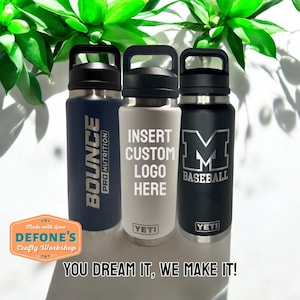 CUSTOM Yeti 26oz Engraved Rambler Water Bottle | Personalized | Unique Gift | Custom Name | Wedding Gift | Bachelor | FAST SHIPPING
