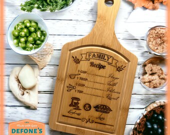 Personalized/Custom Cutting Board - Family Recipe - Wedding Gift, Engagement, Serving Board, Personalized Kitchen Gift, Charcuterie Board