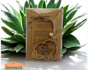 Sisterhood Elephant Ornament - Unbreakable Bond, Friendship Gift, Car Charm, Story Ornaments, Perfect Sisterhood Gift