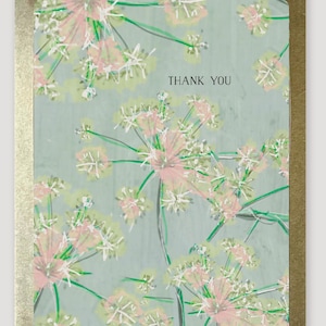 Bedankkaartset, venkelbloemen