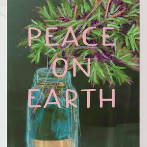 Christmas Card, Peace on Earth, Happy New Year Card