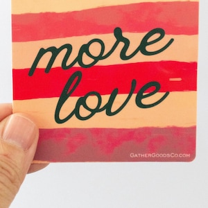 Love Rainbow Sticker – Vibrant Vinyl Decal for Laptops, Water Bottles, and Journals | LGBTQIA+ Pride Accessory