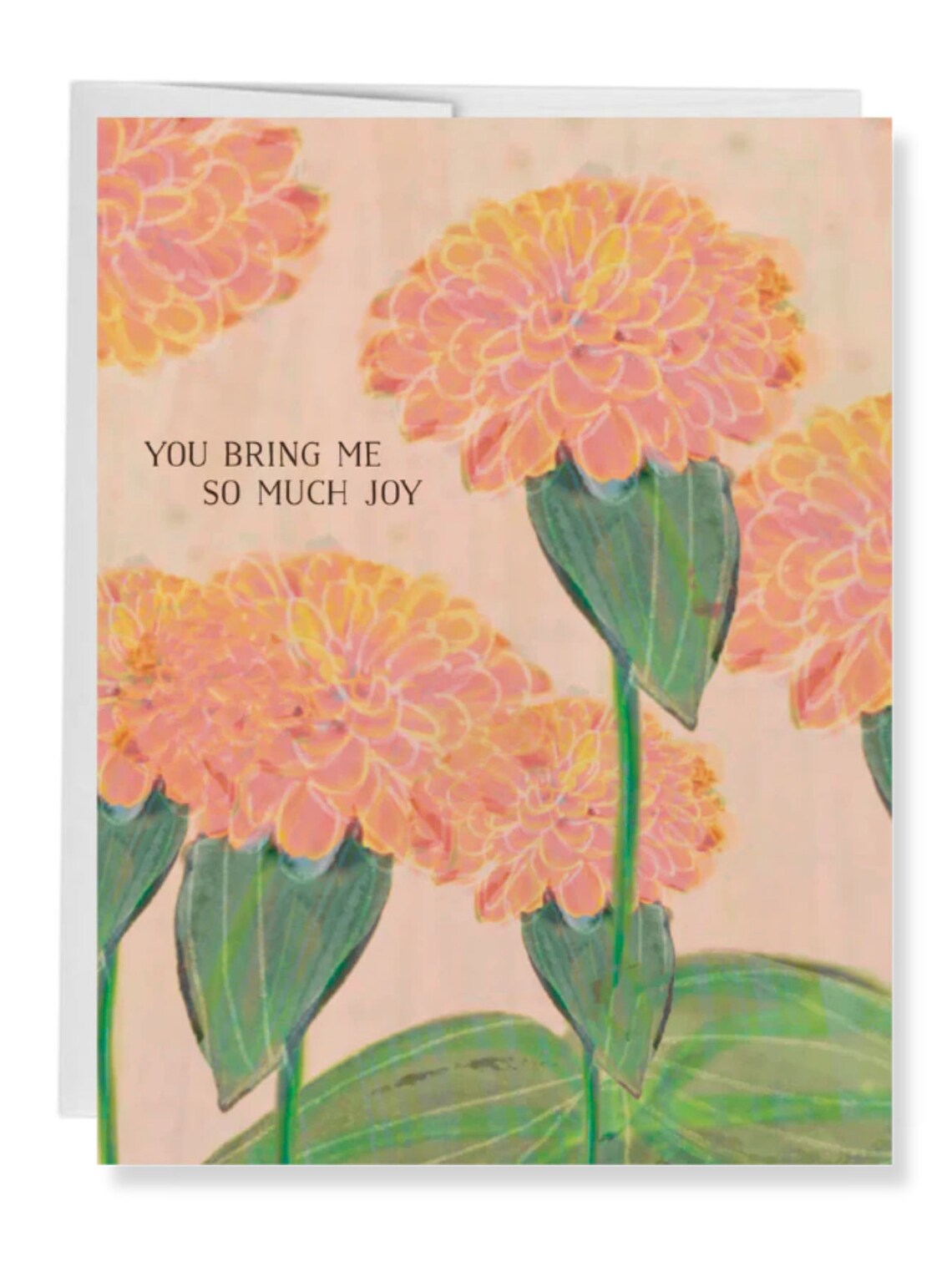 You Bring Me so Much Joy, Cheerful Art Card, Illustrated Greeting Card ...