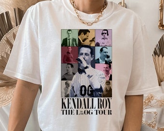 Kendall Roys the Eras Tour Shirt, Limited Kendall Logan Roy Tee Shirt, Kendall Roy Succession Fan Gift Shirt en Sweatshirt Merch voor fans