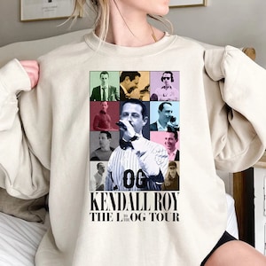 Kendall Roys the Eras Tour Shirt, Limited Kendall Logan Roy Tee Shirt, Kendall Roy Succession Fan Gift Shirt and SweatShirt Merch for Fans Sand Sweatshirt
