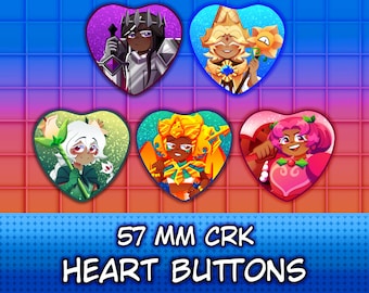 RESTOCK | CRK Ancient Cookie Heart Buttons
