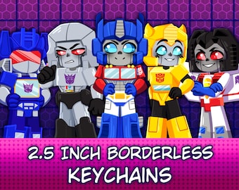 2.5 Inch Transformers Keychains