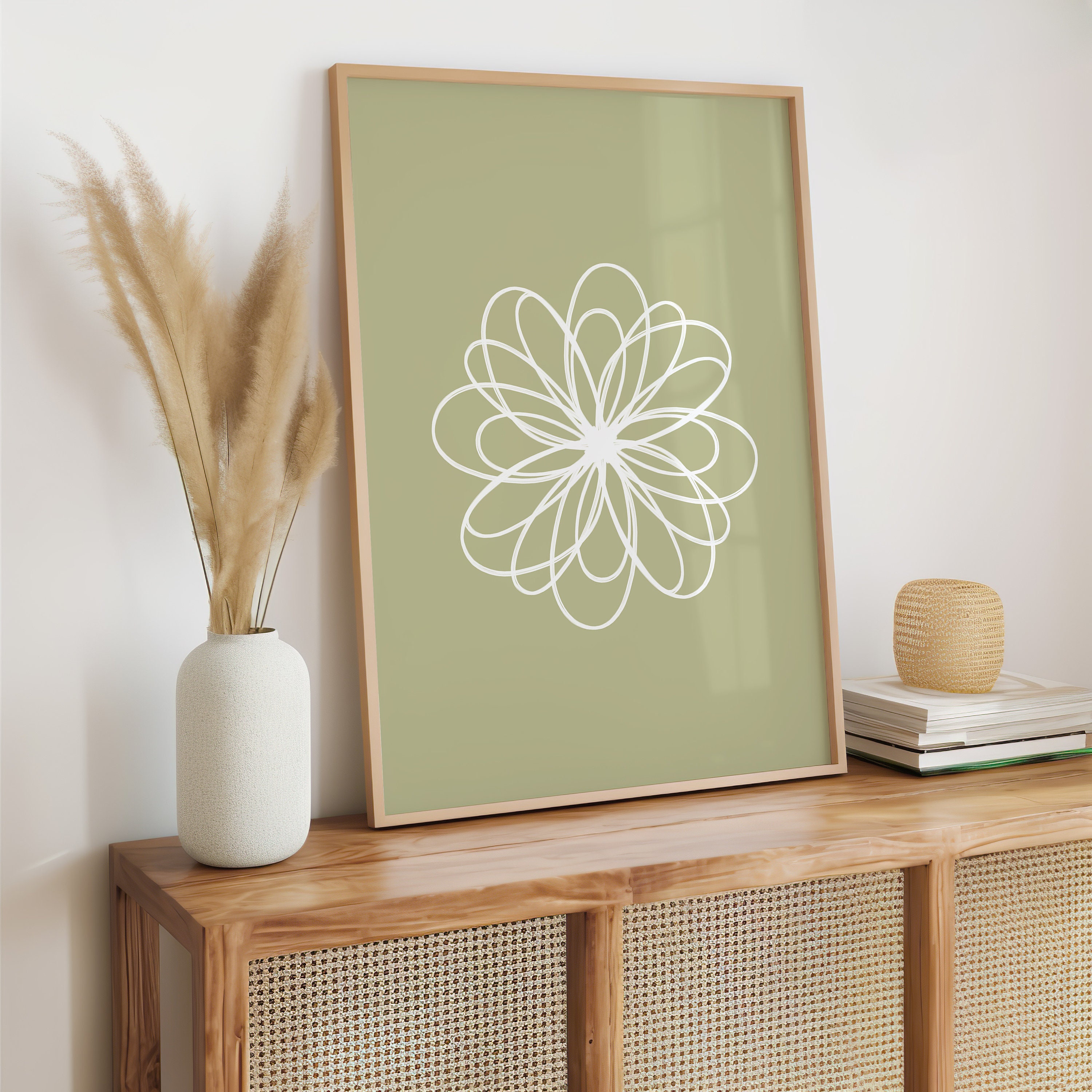 Printable Wall Art Set of 6, Modern Line Art, Minimalist Digital Print ...