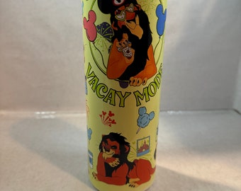 Scar Vacay Mode Tumbler: Villains 20 oz Stainless Steel Sublimation