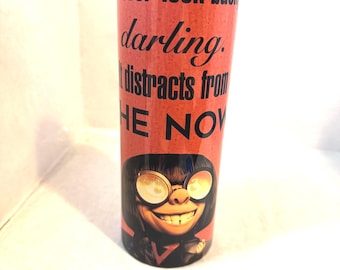 Edna Mode Tumbler: Incredibles Stainless Steel 20 oz Sublimation Design