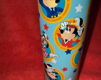Disney Cruise tumbler Character Portholes. 20-ounce stainless-steel sublimation tumbler