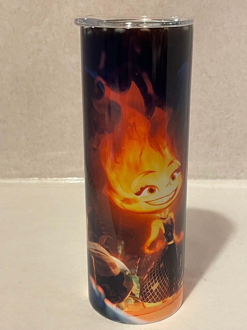 Disney Pixar Elemental Tumbler. Ember and Wade Tumbler. 20 Ounce ...