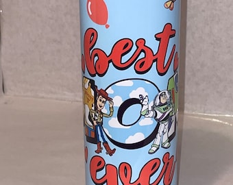 Best Mom ever tumbler. Mother’s Day tumbler. Toy Story tumbler. Disney tumbler. 20 ounce stainless steel sublimation tumbler.