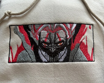 Embroidered Anime Sweater, Okarun Embroidery Hoodie, Anime Alien Tshirt, Personal Anime Gift Hoodie, Ocult Sweatshirt, Paranormal Sweater