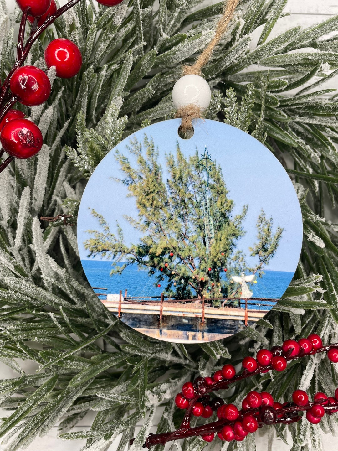Fred the Tree Ornament, Key West Christmas Ornament, Florida Keys