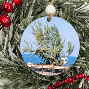Fred the Tree Ornament, Key West Christmas Ornament, Florida Keys Christmas Ornament, Island Christmas Ornament, Beach Christmas Decor