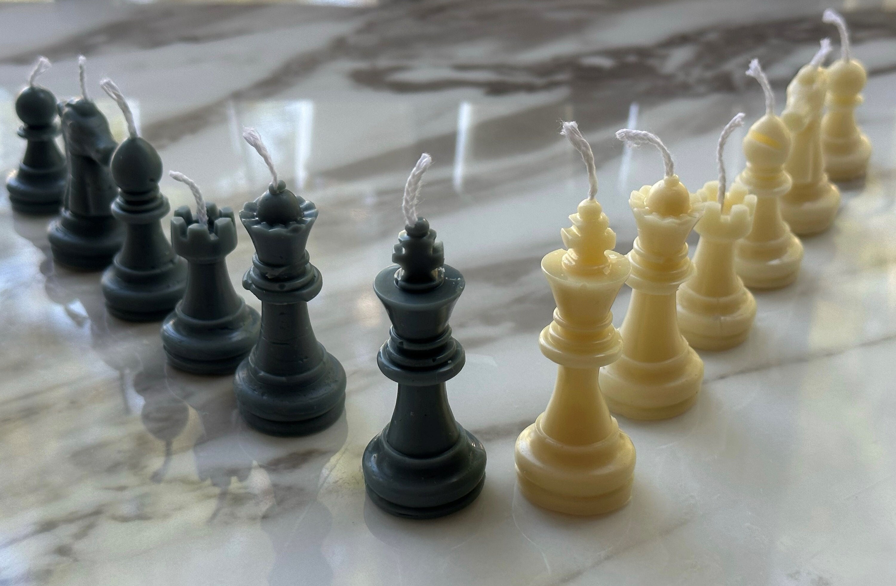 DIY Chess Piece Crystal Epoxy Silicone Mold Queen King Soldier 6