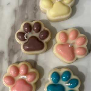 Dog Paws Candles (6 pcs/ Set of 6)