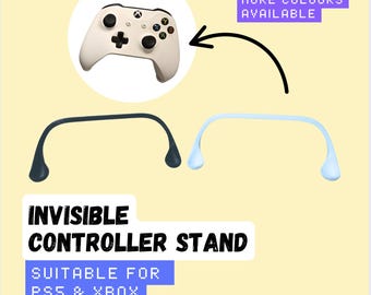 Invisible Controller Stand for PS5/Xbox One XS/Playstation Office Desk - Floating Minimalist Design Dock Display - Customisable Gamer Gift