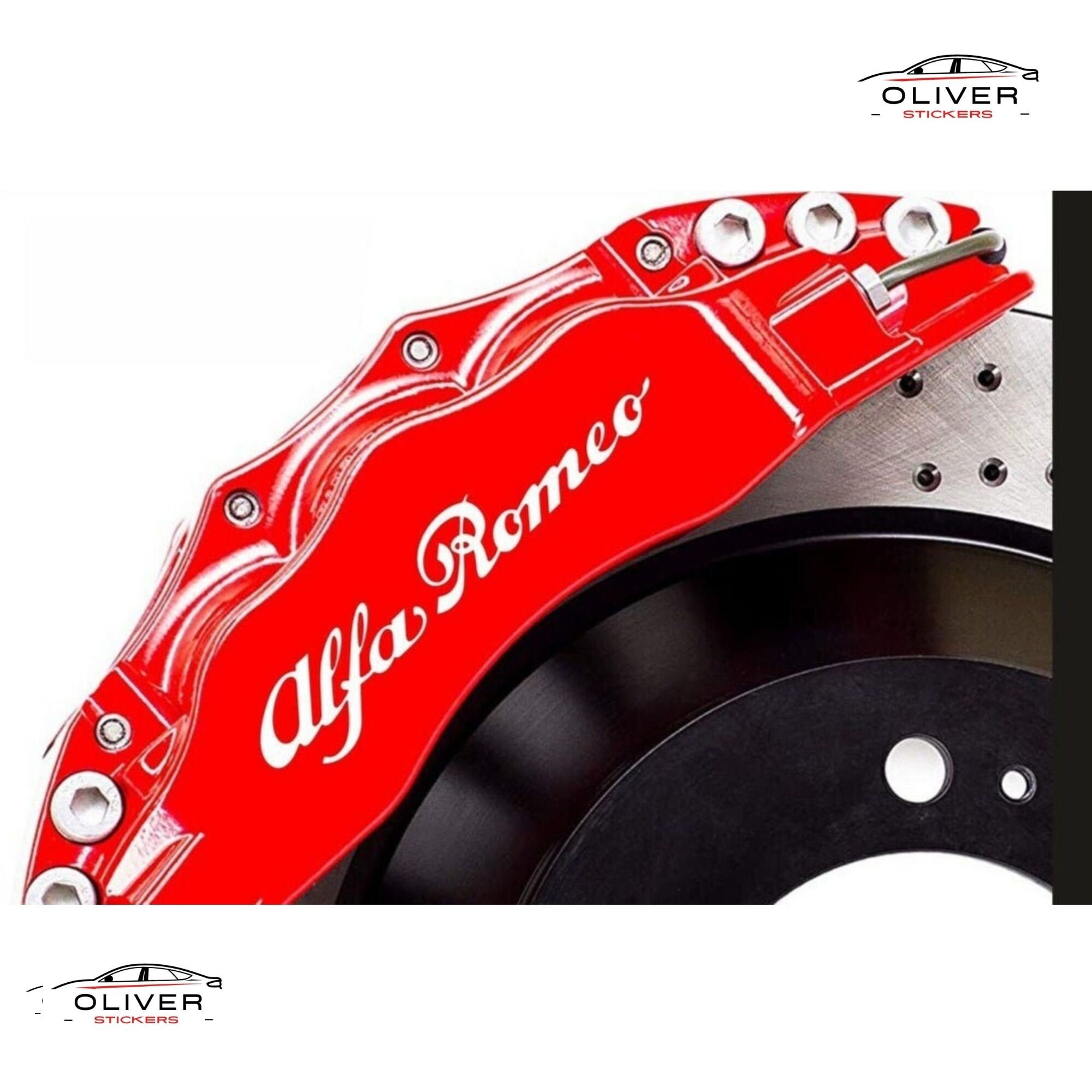 6x Alfa Romeo Brake Calipers Decal Stickers for Car High Etsy