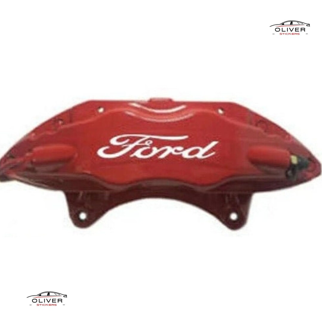 8x Ford Logo Brake Calipers Decal Stickers for Car High Etsy