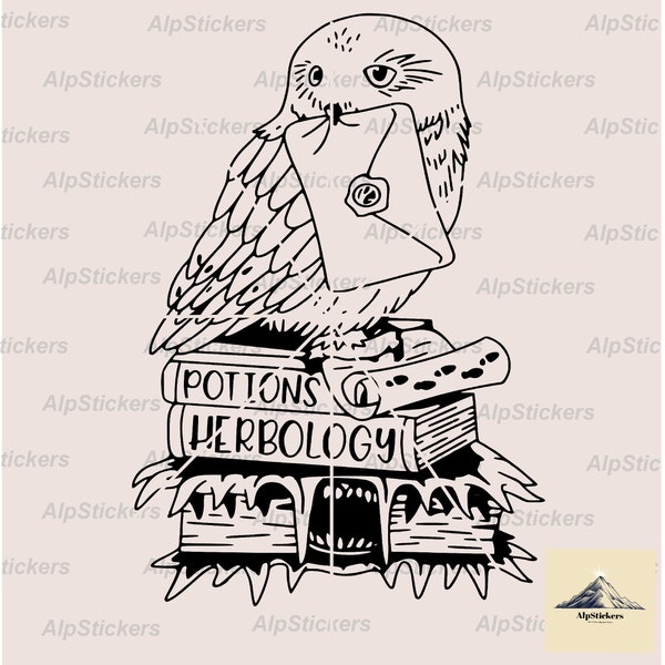 Magic World Special Series Svg, Hp Owl Svg, And Textbooks Of The Magic World Svg, Letter Delivering Owl Png, Family On A Trip  Magic World