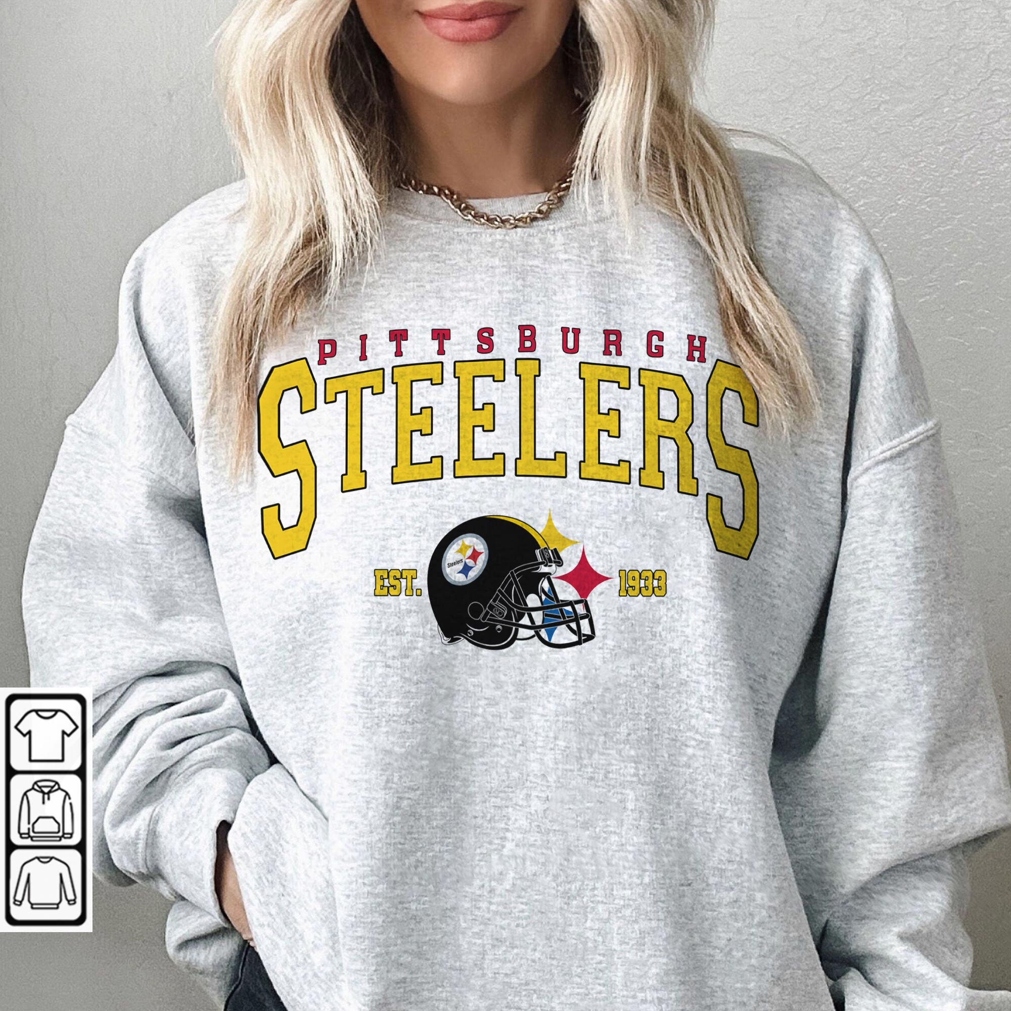 steelers crewneck