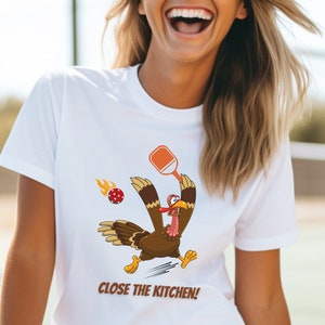 Pickleballer shirt, Thanksgiving Pickleball tee, Gift for Pickleball player, Turkey shirt, Pickleball  lover shirt, Pickleball couples tee