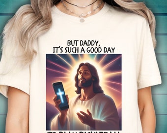 Camicia Pickleballer, camicia del gruppo Funny Sport, regalo per il giocatore, maglietta sportiva cristiana, t-shirt Jesus Pickleball, camicia per coppie Pickleball
