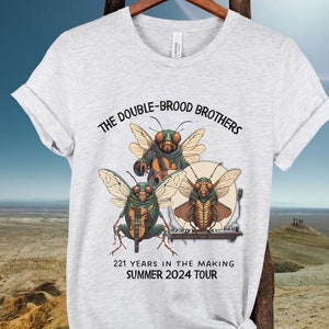 Cicada Shirt 2024 Cicada Reunion Tee Funny Cicada Concert T-shirt Cicada tour 2024, Bug Humor Goblincore Insect Tee Shirts Nature Lover Gift