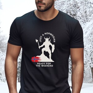 Norwegisches Wikinger-T-Shirt, Norwegen-Shirt, Wikinger-T-Shirt, ich bin norwegisches Hemd, Wikinger-Norwegen-T-Shirt, norwegisches Wurzel-T-Shirt, aus Norwegen-T-Shirt