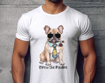 Frenchie T-shirt, French Bulldog T-shirt, Gift for dog lover, Funny doggy tee, Gift for Frenchie Owner, Gift For Frenchie Lover, Rebel shirt