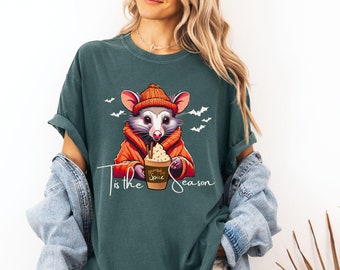 Comfort Colors®, Funny Opossum Shirt, Possum Lover Gift, Angry Possum Shirt, Opossum Tee, Opossum Lover, Gift for best friend, Pumpkin Spice