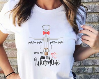 Funny Valentines drinking shirt, anti Valentine shirt, friends valentine, day drinking shirt, wine shirt, sarcastic valentine shirt
