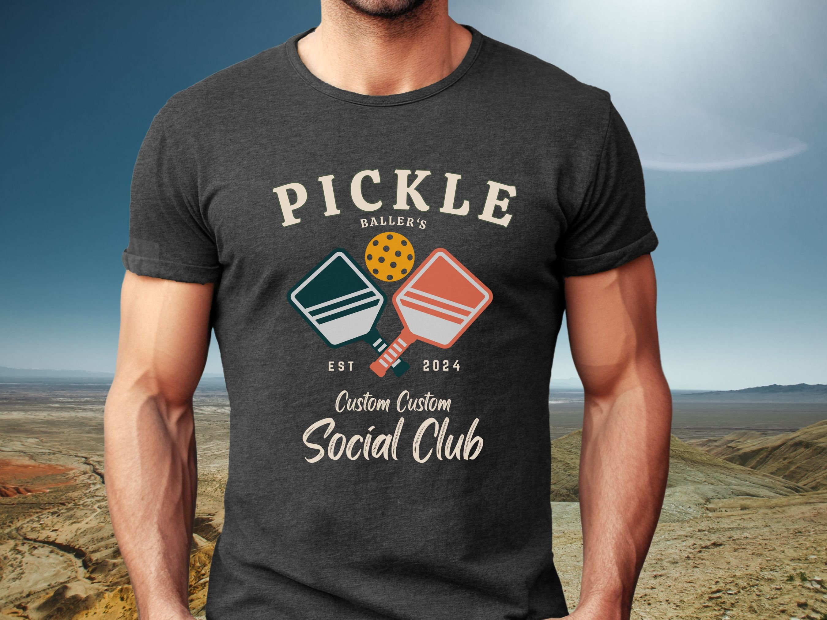 Pickle Ball Club Social Sweater