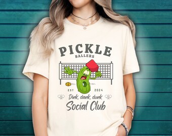 Pickleballer Shirt, Sport Graphic Tees, Pickleball Gifts,  Pickleball outfit, Pickles Shirt, Pickle Jar Shirt, Pickleball Couples tee