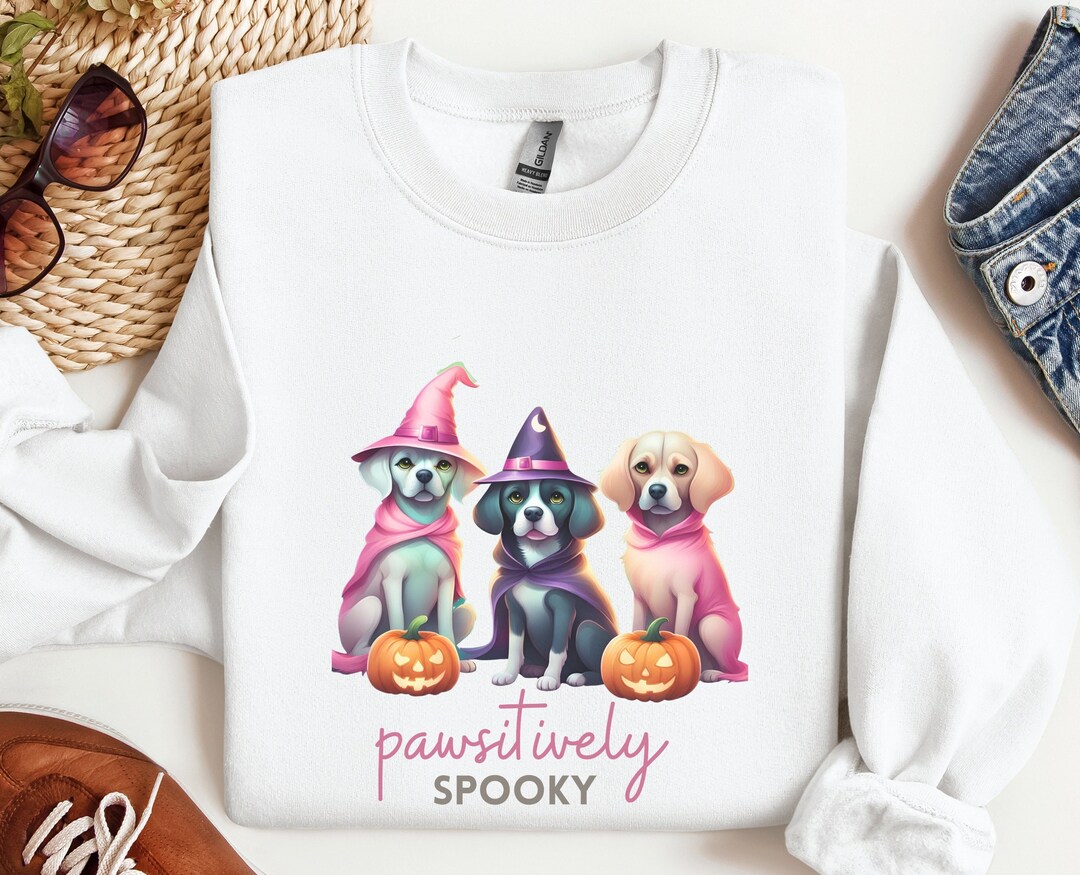 Dog Halloween Shirt Funny Halloween Shirt Dog Sweatshirt Etsy