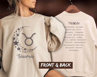 Taurus Zodiac shirt, Celestial Taurus Sweatshirt, Astrology sweater, Taurus Horoscope shirt, Taurus Birthday Gift Cosmic sweater,Taurus gift