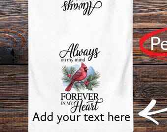 Sympathy Gift Personalized Cardinal Memorial