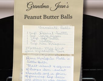 Handwritten Recipe Tea Towel: Organic Cotton Hemp Keepsake Gift