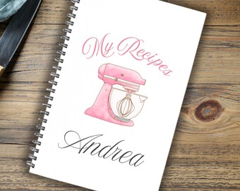 Personalized Recipe Book Keepsake Gift for Bridal Shower