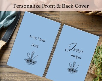Spiral Bound Recipe Notebook Gift for Cooking Enthusiast