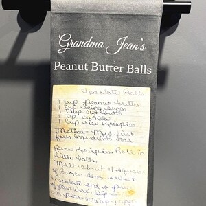 Custom Handwritten Recipe Tea Towel: Memorial Keepsake Gift