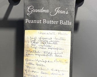 Custom Handwritten Recipe Tea Towel: Memorial Keepsake Gift